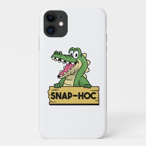 Funny Alligator Lover and Zookeeper Crocodile iPhone 11 Case