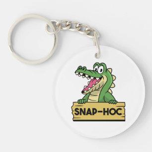 Funny Alligator Lover and Zookeeper Crocodile Keychain