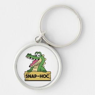 Funny Alligator Lover and Zookeeper Crocodile Keychain