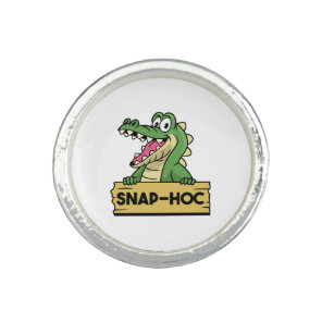 Funny Alligator Lover and Zookeeper Crocodile Ring