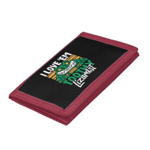 Funny Alligator Lover and Zookeeper Crocodile Trifold Wallet