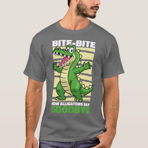 Funny Alligator Lover and Zookeeper Kids Crocodile T_Shirt