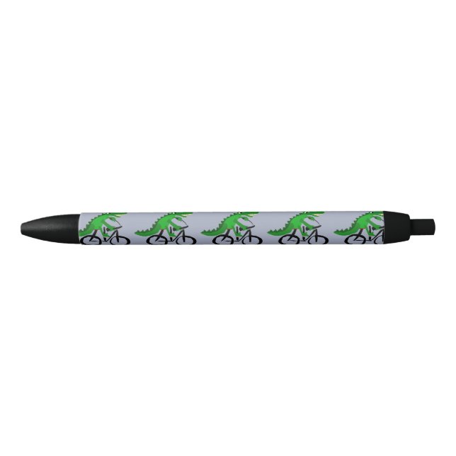 Funny Alligator Riding Bicycle Pen (Front)