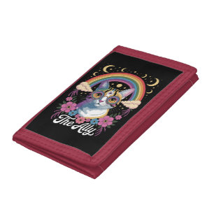 Funny Ally Ca Pride Sunglasses Gay Pride LGBTQ Trifold Wallet