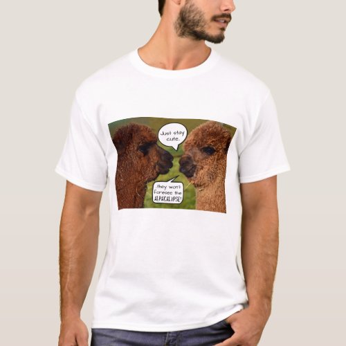 Funny Alpaca Alpacalypse Scheming T_Shirt