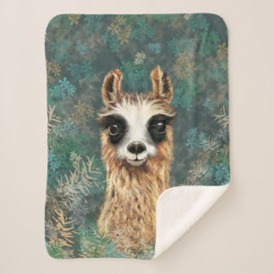 Funny Alpaca Baby Blanket