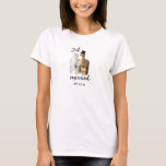 Funny Alpaca Bride And Groom Wedding T-shirt at Zazzle