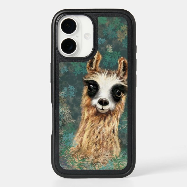 Funny Alpaca iPhone Case (Back)