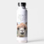 Funny Alpaca Llama Don't Touch I Spit Liquor Water Bottle