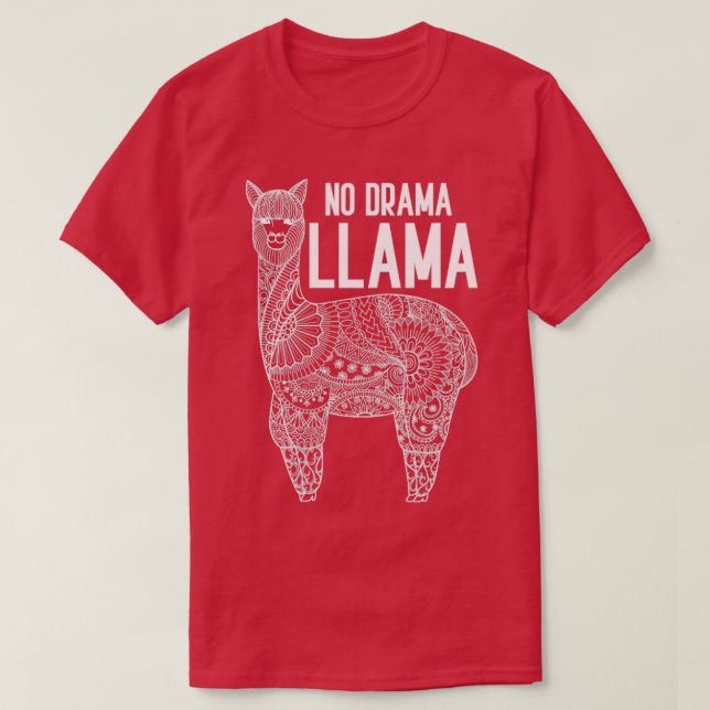 Funny Alpaca Llama Gift Animal Llama T-Shirt (Design Front)