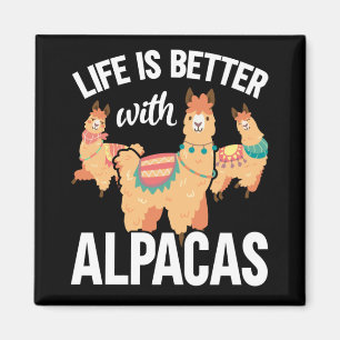 Funny Alpaca lover Magnet