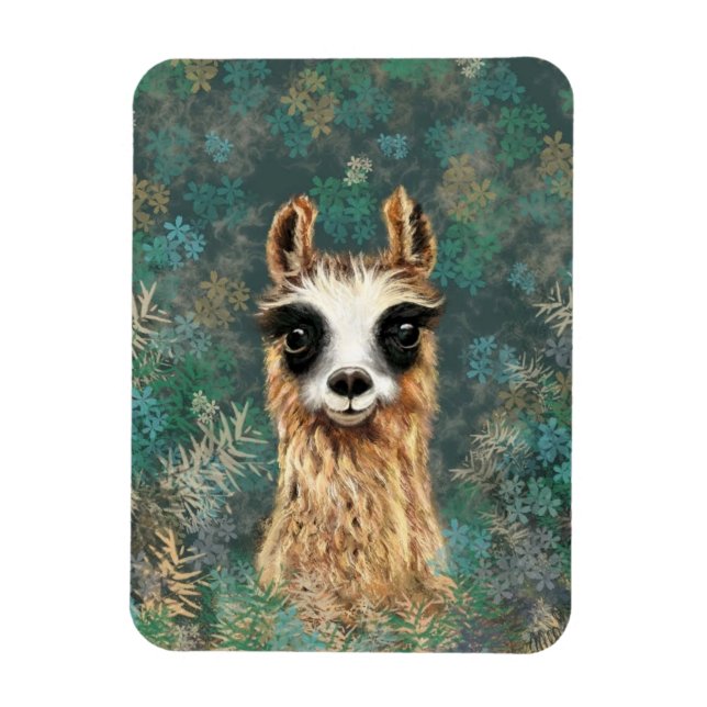 Funny Alpaca Magnet (Vertical)