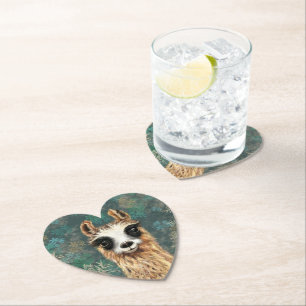 Funny Alpaca Paper Coaster