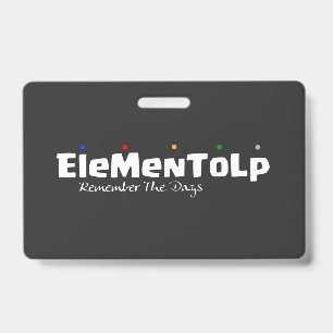 Funny Alphabet Sayings  Badge