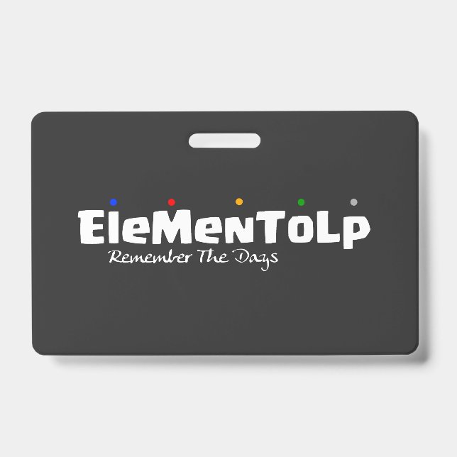 Funny Alphabet Sayings  Badge (Front)