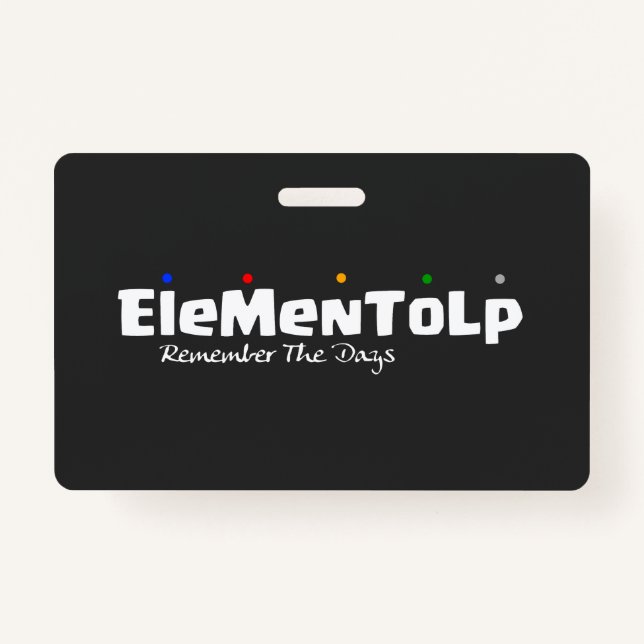 Funny Alphabet Sayings  Badge (Front)