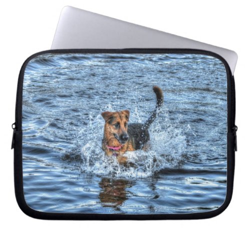 Funny Alsatian German Shepherd 4 Dog_lover Gift Laptop Sleeve