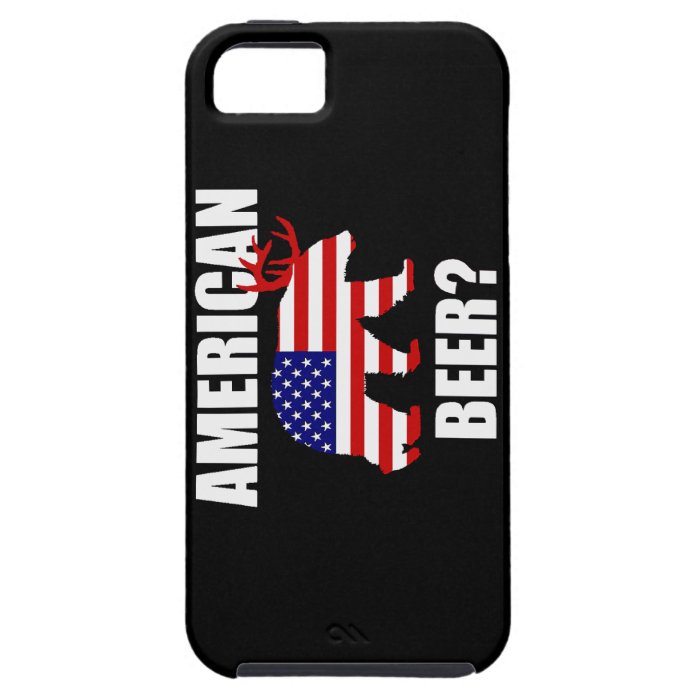 Funny American Beer?  U.S. Flag iPhone Case Case For iPhone 5/5S