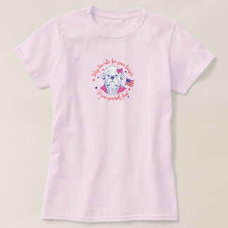 Funny American Bulldog George Washington T-Shirt
