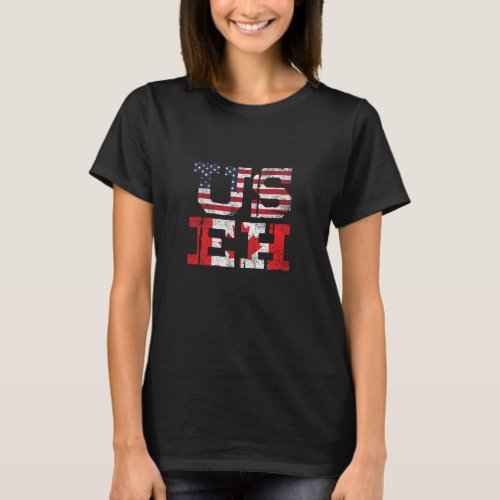 Funny American Canadian Canada United States USA F T_Shirt