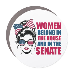 Funny American Feminist Quote Political Car Magnet