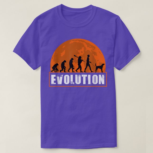 Funny American Fo Hound Dog Evolution Of Man 2006  T-Shirt (Design Front)