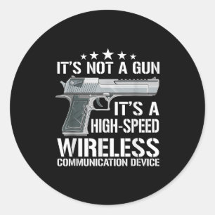 Funny Ammo Gun Lovers Saying Gun Owner Gift Ideas  Classic Round Sticker
