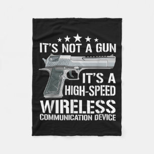 Funny Ammo Gun Lovers Saying Gun Owner Gift Ideas Fleece Blanket