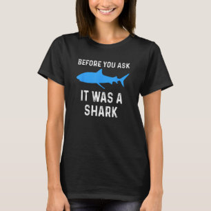 Funny Amputee Amputation Surgery Shark Humor T-Shirt