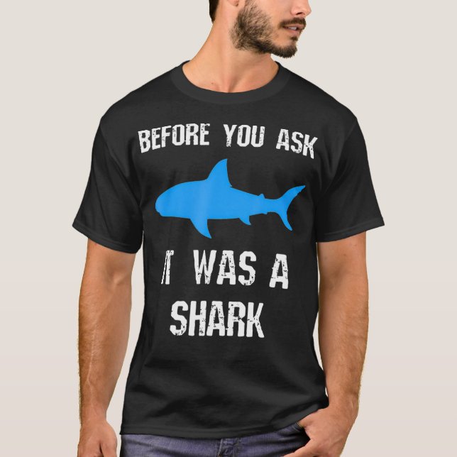 Funny Amputee Amputation Surgery Shark Humor  T-Shirt (Front)