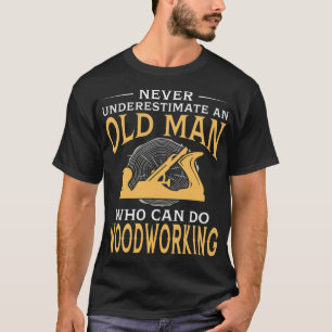 funny An Old Man Who Can Do boys birthday pirate p T-Shirt