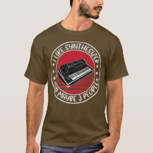 Funny Analog Synthesizer Saying Studio Music T-Shirt