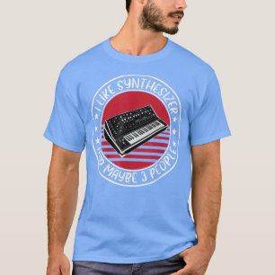 Funny Analog Synthesizer Saying Studio Music T-Shirt