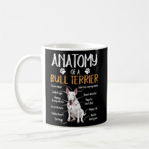 Funny Anatomy Bull Terrier Dog Coffee Mug