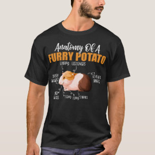 Funny Anatomy Of A Furry Potato Guinea Pig Lover P T-Shirt