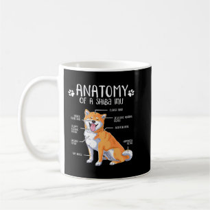 Funny Anatomy Shiba Inu Dog Lover 462 Coffee Mug