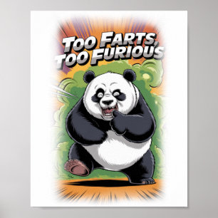 Funny and Colorful Parody Movie on a White Poster