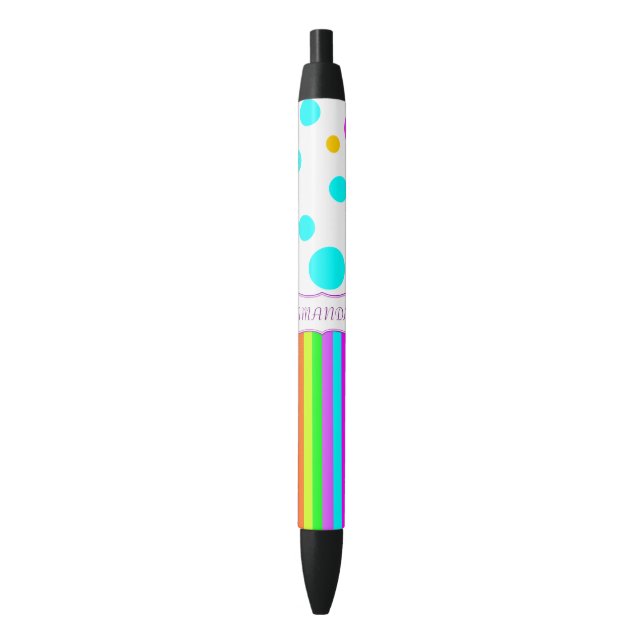 Funny and colorful personalised pen (Front Vertical)