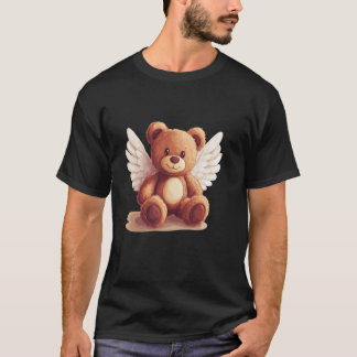 Funny and Cool Angel Teddy Bear for a Heavenly Vib T-Shirt