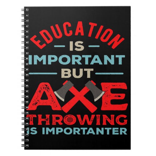 Funny and cool Axe Throwing Notebook