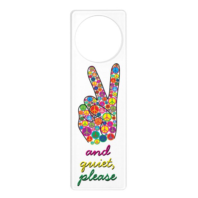 Funny and Cool Peace Sign and Symbols (Front)