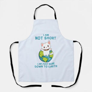 Funny and Cute Cat- Down To Earth Apron