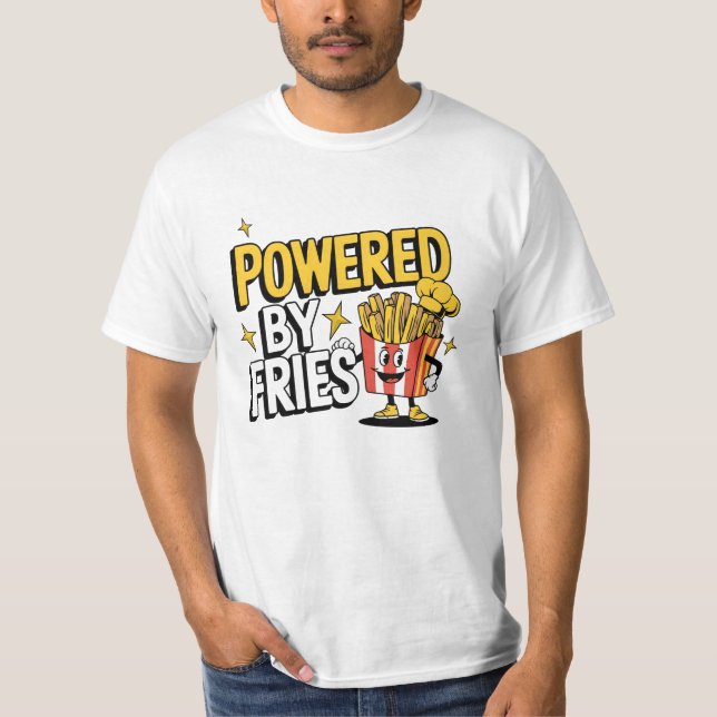 Funny and Cute Designs for Fry Lovers T-Shirt (Front)