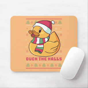 Funny and Cute Duck Puns Merry Christmas Duck The Mouse Pad