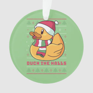 Funny and Cute Duck Puns Merry Christmas Duck The Ornament