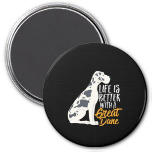 Funny and Cute Great Dane Dog Lover Magnet