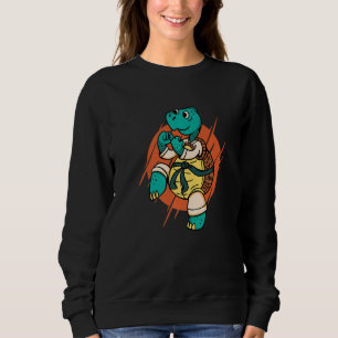 Funny And Cute Japanese Karate Turtle Sweatshirt