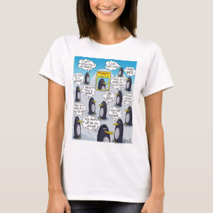 Funny and Cute Penguin of the Month. T-Shirt