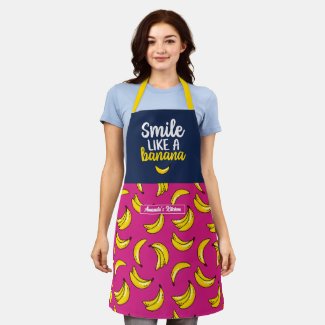 Funny and Cute Smile Like A Banana Pattern