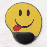 Funny And Cute Sticking Out Tongue Emoji Gel Mouse Pad at Zazzle